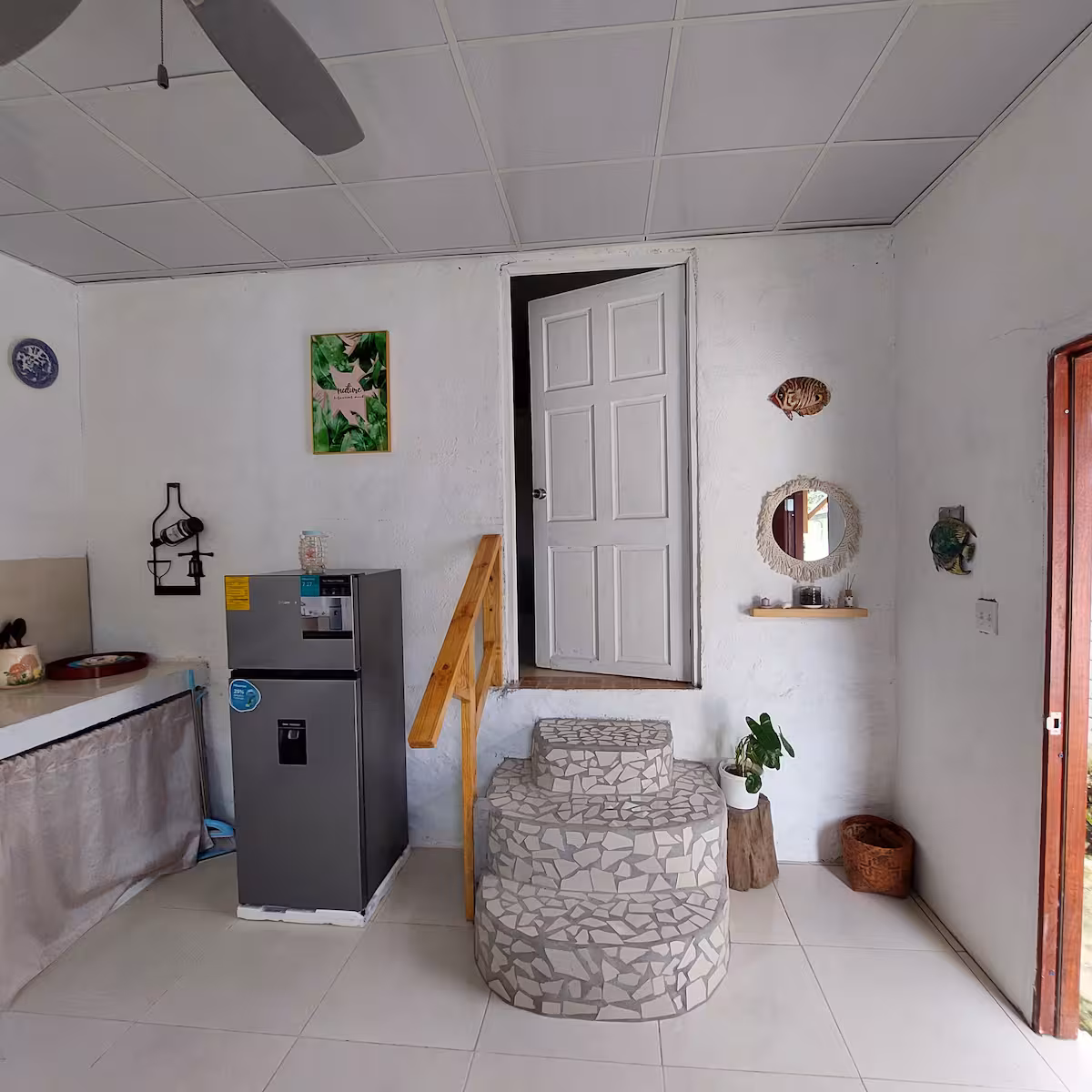 Interior de la minicasa